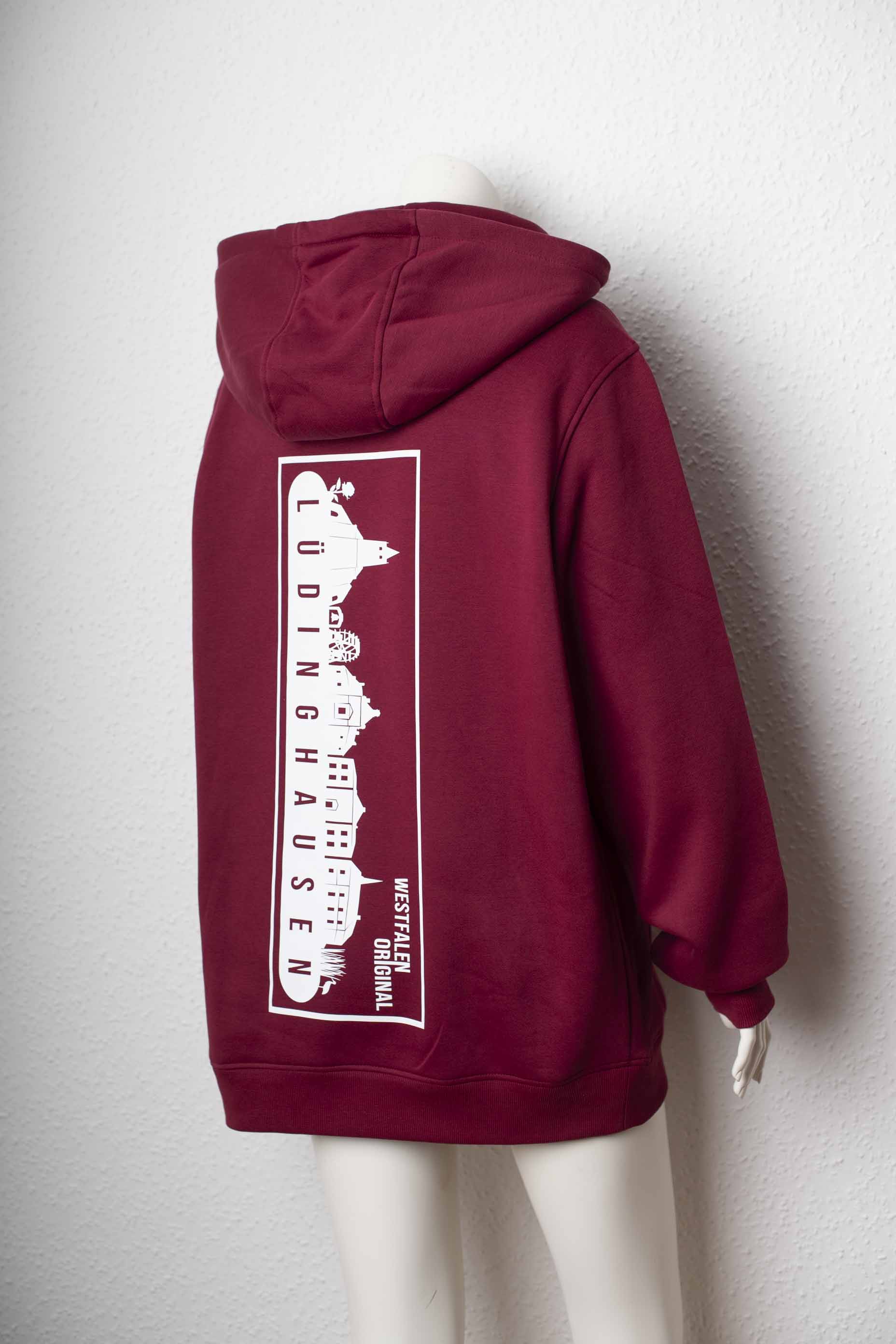 LDHSN Hoodie – Westfalen Original Kirschrot